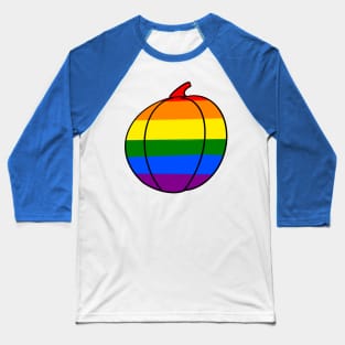 Rainbow pumpkin (light background) Baseball T-Shirt